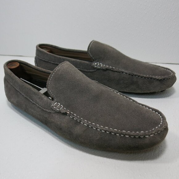 Zanzara Suede Leather Driver Moccasins Loafers Shoes Men\'s Footwear Sz 9.5 main image 3